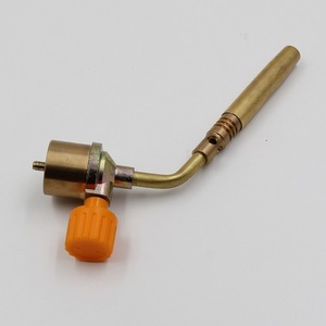 Soplete de gas Mapp con encendido piezoeléctrico 1800C para soldadura, con interruptor único, ángulo ajustable, chapado en cobre, para gas mixto y combustible licuado - Product Image 4