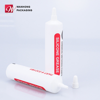 Tubes de crème pour les yeux à double couche personnalisés, contenants compressibles, 30 ml, emballage en plastique doux au toucher, écologique, avec bouchon à vis