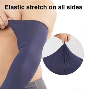 Manchons de compression élastiques légers à séchage rapide pour le football, le volleyball, le cyclisme, protection solaire <span class=keywords><strong>UV</strong></span>, soutien du coude, manches de bras d'été - Product Image 3