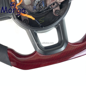 Volante Personalizado de Cuero y Fibra de Carbono para Jeep Grand <span class=keywords><strong>Cherokee</strong></span> <span class=keywords><strong>SRT</strong></span> Wrangler JK JL XJ Gladiator Renegade <span class=keywords><strong>Trackhawk</strong></span> - Product Image 5