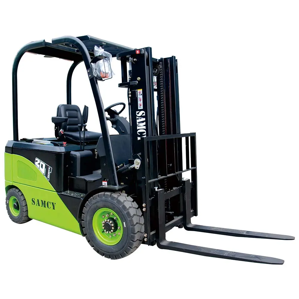 SAMCY Forklift Truck Dimensions Small Turning Radius Electric Forklift 3 Ton