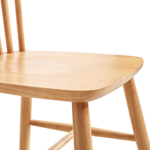 Nordic Solid Wood <b>Windsor</b> <b>Chair</b> Walnut Color Durable Restaurant <b>Chair</b> - Product Image 3