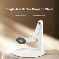 Support de projecteur pour home cinéma, support unilatéral, mini support de projecteur portable, support de table stable pour projecteur