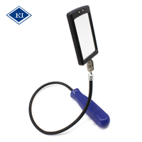 Espejo de Inspección LED Flexible de Grado Industrial, Giratorio 360°, Telescópico, para Reparación de Vehículos, Herramienta para Mecánicos y Bricolaje