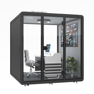 Cabina de Aislamiento Acústico Reutilizable y Removible para Médicos, Cabina de Silencio Refrescante para Observación Médica - Product Image 1