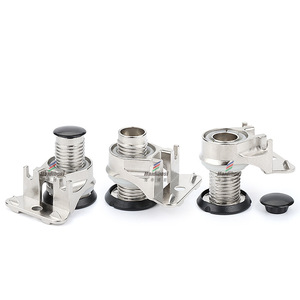 Patas ajustables de aleación de zinc para armarios, herrajes para muebles, ajuste de altura universal, fácil instalación - Product Image 2