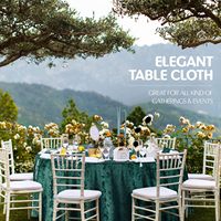 120 ''Nappes de banquet Nappe ronde en velours écrasé solide de luxe pour table à manger pour la fête de mariage