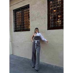 Ensemble chemise et pantalon Anthracite taille S pour femme - Product Image 3