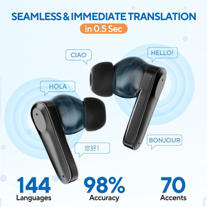 Traducteurs de langues multilingues électroniques écouteurs <span class=keywords><strong>traduction</strong></span> de <span class=keywords><strong>langue</strong></span> en temps réel écouteurs traducteur instantané intelligent - Product Image 3
