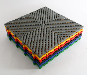 Design moderne Carreaux de sol de garage en polypropylène Interlock Tapis de sol de garage nervuré en dalle PVC - Product Image 3