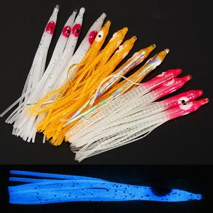 Señuelos de Pesca de PVC y Goma Suave en Forma de Calamar de 6 cm, 5 Colores, para Pesca en Agua Salada, Ríos y Lagos - Product Image 6