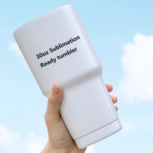 Vasos de sublimación de acero inoxidable, <span class=keywords><strong>taza</strong></span> de café al vacío, vaso de viaje aislado con tapa, venta al por mayor de fábrica, 30oz - Product Image 1