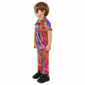 Disfraz de estilo punk para niños, traje para juegos de rol, actuación en escenario, talla M para niños - Product Image 4