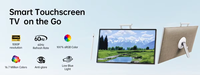 Monitor Portátil LED Móvil de 27/32 Pulgadas LCD IPS 120Hz Tipo-C con Pantalla Táctil Android 14, Pantalla Inteligente con SDK, Cartel Digital