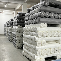 Prix Compétitif, Haute Qualité, Tissu Microfibre Uni Tissé 100% Polyester, Résistant aux Taches, Poids Moyen, Largeur 240CM pour Textile de Maison
