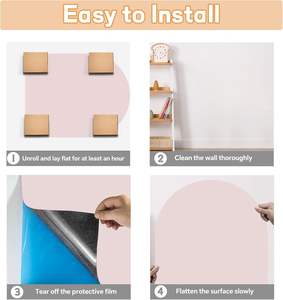 <span class=keywords><strong>Tableau</strong></span> <span class=keywords><strong>noir</strong></span> magnétique en forme de maison auto-<span class=keywords><strong>adhésif</strong></span> doux pour enfants marque XT - Product Image 6