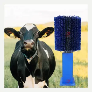 Power Supply Standing Cow Cleaning Brushes Automatic Cattle Scratching Brush