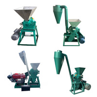 Nouvelle machine industrielle verticale de mouture de maïs et de céréales avec une capacité de 300 kg/h, broyeur multifonctionnel pour usage commercial