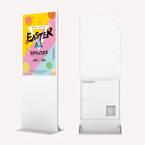 43 Zoll 49 Zoll 55 Zoll Indoor-Lcd-Kiosk Poster-Panel 4K tragbares Lcd-Display batteriebetriebenes digitales Beschilderung für draußen