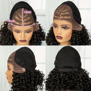 Pelucas Jennifer de Encaje Completo HD de Longitud Corta con Trenzas Africanas y Cabello de Bebé, Diseño de Trenzas Particionadas para Mujeres Negras - Product Image 2
