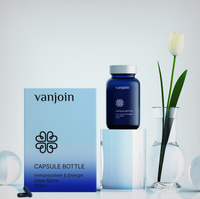 Boîte en carton personnalisée haut de gamme pour capsule bouteille carrée ensemble de complément alimentaire boîte à tiroir emballage bouteille recyclable boîte-cadeau en papier