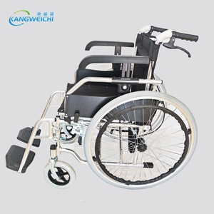 Kangweichi Manual Wheelchair Lightweight Foldable Portable Travel <b>Chair</b> For Elderly And Disabled <b>Mobility</b> Aid - Product Image 2