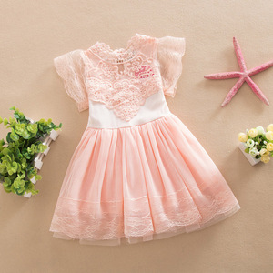 ชุดเดรสลูกไม้ลายฤดูร้อนสุดหรูสำหรับเด็ก - Product Image 1