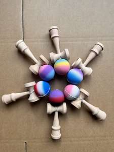 Kendama de Madera de Alta Calidad, Juguete Tradicional Educativo para Niños, Bola de Habilidad - Product Image 6