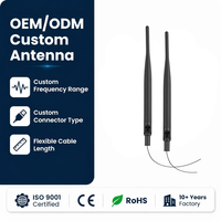 Routeur sans fil 2.4G LTE Antenne WiFi Connecteur fileté 5dBi Haut Gain Omni en caoutchouc pour Modem Passerelle OEM Personnalisé
