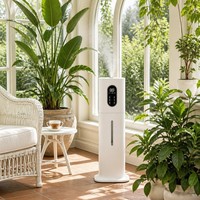 Nouveau design, grande capacité, humidificateur d'air ultrasonique à brume froide pour usage commercial et domestique, sur pied, avec télécommande tactile