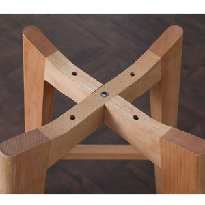 Tabouret à marche nordique pour café, pied en bois <span class=keywords><strong>de</strong></span> hêtre, <span class=keywords><strong>64</strong></span> / 76 <span class=keywords><strong>cm</strong></span>, haute <span class=keywords><strong>chaise</strong></span>, tulipe PP rembourré, <span class=keywords><strong>chaise</strong></span> <span class=keywords><strong>de</strong></span> <span class=keywords><strong>bar</strong></span>, coussin - Product Image 6