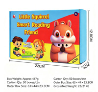 Lápiz Educativo Interactivo para Niños con 55 Tarjetas de Aprendizaje de Doble Cara, Regalo para Niños Pequeños