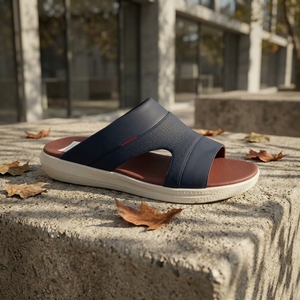 <span class=keywords><strong>Sandalias</strong></span> Personalizadas para <span class=keywords><strong>Hombre</strong></span> con Punta Abierta y <span class=keywords><strong>Hebilla</strong></span> Ajustable, con Parte Superior <span class=keywords><strong>de</strong></span> PU Transpirable, para Uso Casual Islámico en Arabia Saudita, Golfo y GCC - Product Image 4