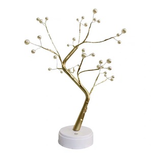 Hermosa batería/USB Tabletop Bead Tree Night Light con 36 perlas <span class=keywords><strong>LED</strong></span> para la decoración de la habitación interior - Product Image 6