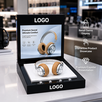Support d'affichage pour casque Bluetooth personnalisable en acrylique magnétique pour produits numériques