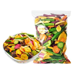 Frutas e legumes de baixo preço, crocantes, 1kg, legumes mistos prontos para comer, lanches de frutas secas