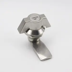 Quarter Turn Latch Cam Lock with key electrical Panel Cabinet door Stainless Steel Wing Thumb Knob Cam Lock