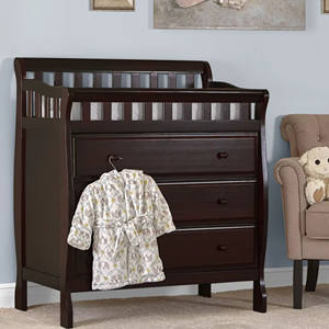 Cambiador de Bebé Moderno de Madera Natural de Alta Calidad con 3 Cajones de Almacenamiento, Tamaño Personalizado, Certificado de Seguridad para Uso en Dormitorios - Product Image 5