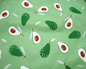Trendy Schattige Avocado Digitale Bedrukte Katoenen Stof - Product Image 4