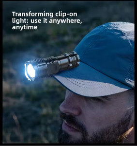 Nouvelle Lampe Torche Mini à Trois Lentilles la Plus Vendue, en Plastique, avec Clip Stylo, Ultra-lumineuse, Étanche pour le Camping, Zoom Optique, Indicateur de Niveau de Batterie - Product Image 5