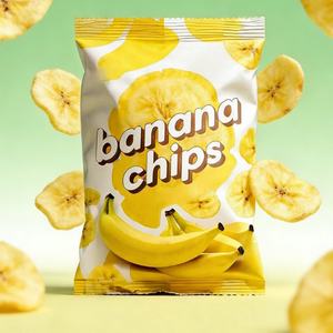 Sacs d'emballage alimentaire en plastique, aluminium et Mylar avec logo personnalisé en stock pour chips de plantain, pommes de terre et bananes - Product Image 6
