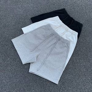 Shorts <span class=keywords><strong>Bermuda</strong></span> de Sport et de Gym de Luxe pour Hommes, en Coton Côtelé, Style Streetwear Oversize, avec Cordon de Serrage, Hip Hop, Vente en Gros - Product Image 5