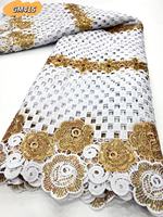 2023 Inmyshop Unique mode blanc et or séquence cordon dentelle séquence cordon dentelle fête mariage dentelle avec broderie régulière