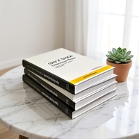 Servizio di Stampa Libri A5 con Copertina Rigida Personalizzata e Logo in Rilievo, Carta Patinata e Stampa Serigrafica Disponibile