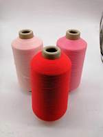 Filament DTY 100% Polyester Imitation Nylon, Filé à Cœur, Teint, Haute Ténacité, Extensible pour Chaussettes