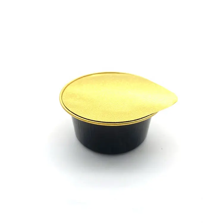 Y035 Mini 35ml rond en papier d'aluminium jetable tasse à thé chinois thermoscellable tarte miel confiture emballage conteneurs moule de cuisson