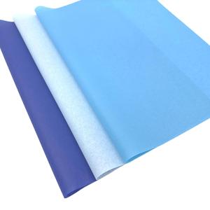 Factory Direct Wholesale 14g Blue Series Gift Wrapping Lining <b>Tissue</b> <b>Paper</b> in OPP Bags for Gift Packaging - Product Image 1