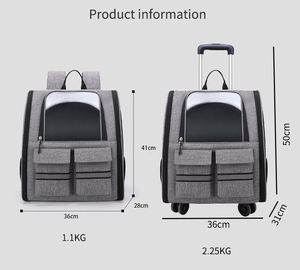 Free Sample Good Quality Grey Cat <b>Dog</b> Out Door Portable <b>Backpack</b> Cats Pet <b>Dog</b> Cat <b>Carrier</b> <b>Backpack</b> - Product Image 2