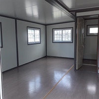 Maisons mobiles modulaires à structure métallique préfabriquée de 20 pieds Extensible Installation facile Chambre double aile Maison pliante conteneur