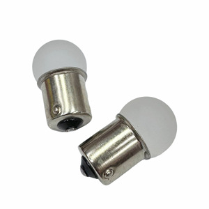 ไฟ LED รถยนต์, ไฟเลี้ยวและไฟเบรก, 1156 BA15S 1157BAY15D, ไฟรถยนต์ทรงกลมสีขาว - Product Image 2